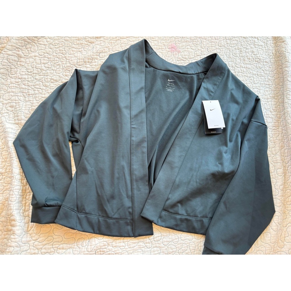 Nike Zenvy‎ Dri-FIT Womens Oversized Medium Black Cardigan